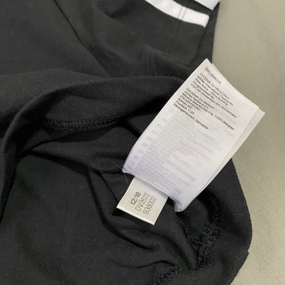 Adidas Cropped Tee, Black, Small - Picture 6 of 7